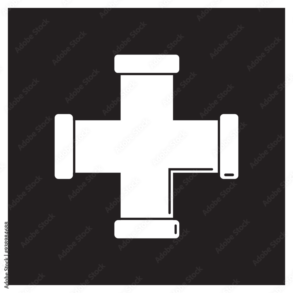 Obraz premium pipe connection icon design
