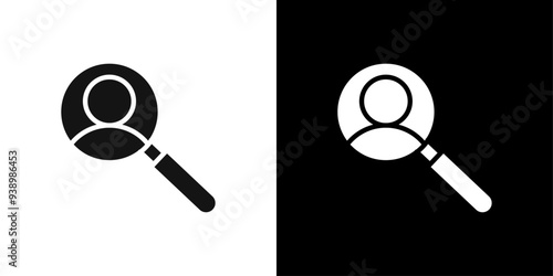 candidate icon Flat fill set collection