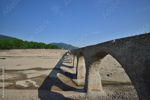 2014年6月　タウシュベツ川橋梁　北海道　日本/June 2014, Taushubetsu River Bridge, Hokkaido, Japan