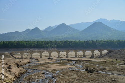 2014年6月　タウシュベツ川橋梁　北海道　日本/June 2014, Taushubetsu River Bridge, Hokkaido, Japan