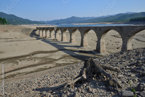 2014年6月　タウシュベツ川橋梁　北海道　日本/June 2014, Taushubetsu River Bridge, Hokkaido, Japan