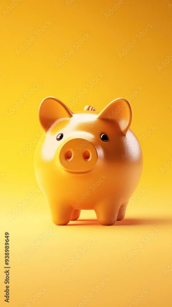 Close Up of Piggy Bank Isolated on Solid Background Close Up of Piggy Bank Isolated on Solid Background