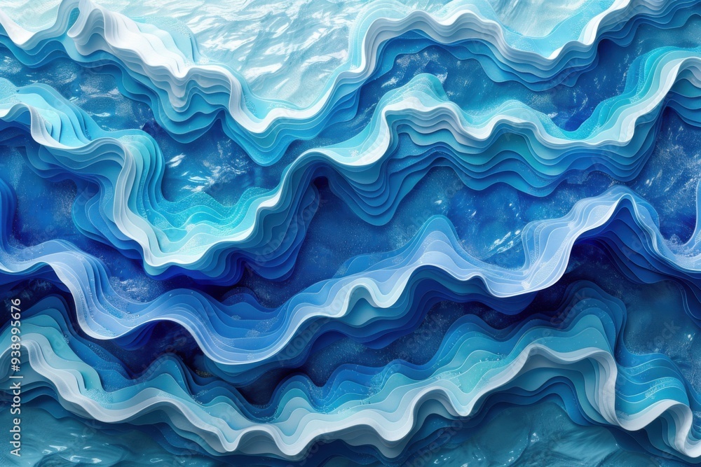 Fototapeta premium abstract background in colors and patterns for World Rivers Day