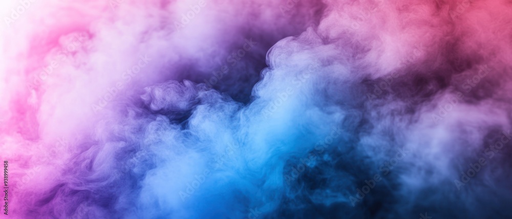 Abstract Swirling Pink and Blue Smoke Abstract Swirling Pink and Blue Smoke
