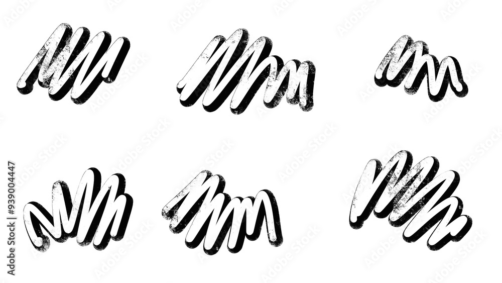 set of scribbles transparent png. graffiti set of scribbles transparent png. graffiti