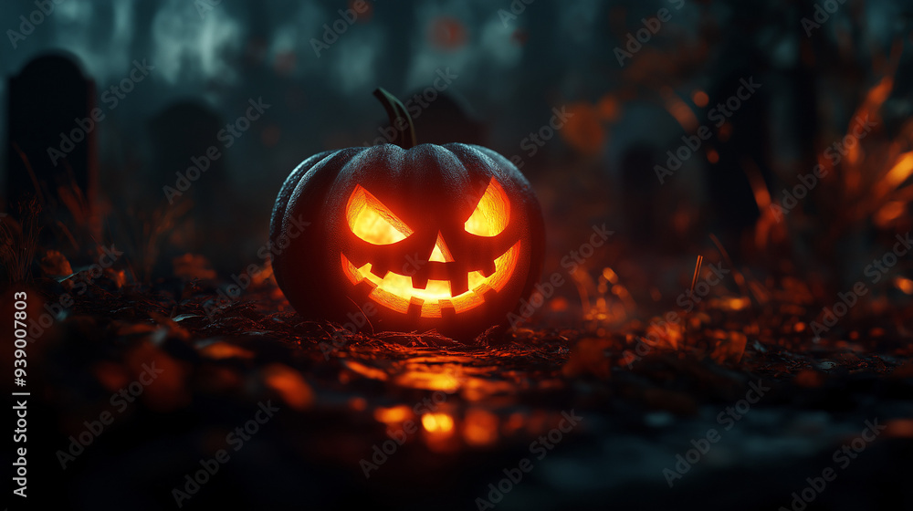 Halloween-Pumpkin, Generative AI Halloween-Pumpkin, Generative AI