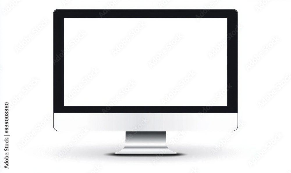 Modern Workspace Essentials: Sleek Monitor and Keyboard on Abstract White Background. Minimalist Office Setup for Digital Marketing, Web Design, and Tech Innovation. Elegant Template with Copy Space f Modern Workspace Essentials: Sleek Monitor and Keyboard on Abstract White Background. Minimalist Office Setup for Digital Marketing, Web Design, and Tech Innovation. Elegant Template with Copy Space f