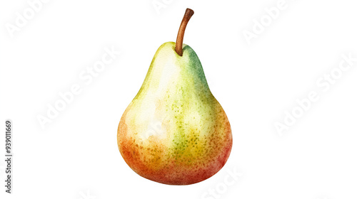 Fresh Watercolor Pear - Perfect for Your Next Food Design