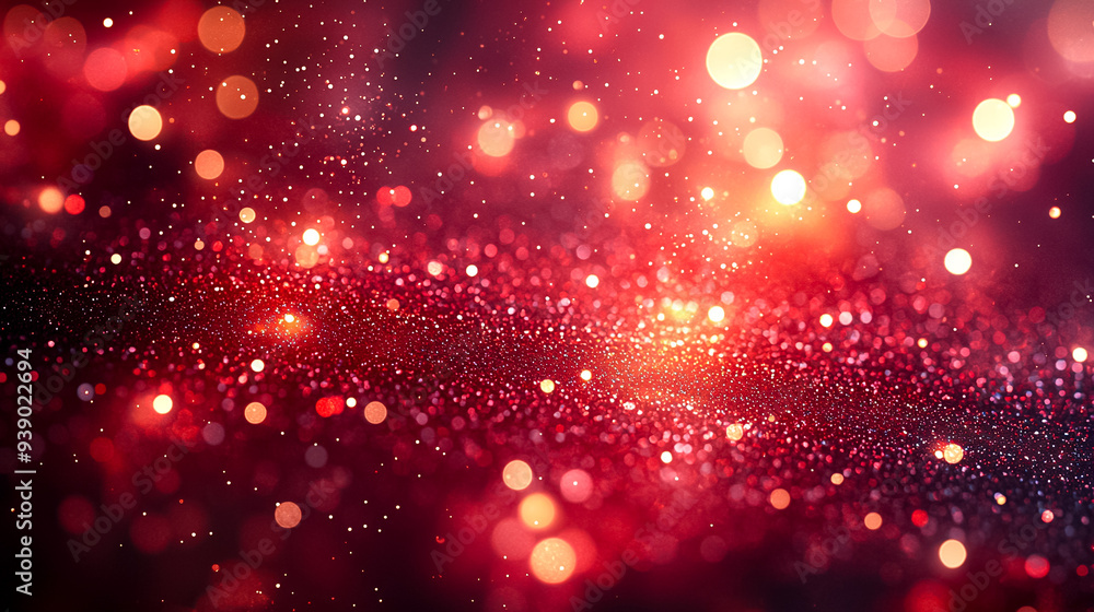 A red background with many small red dots A red background with many small red dots