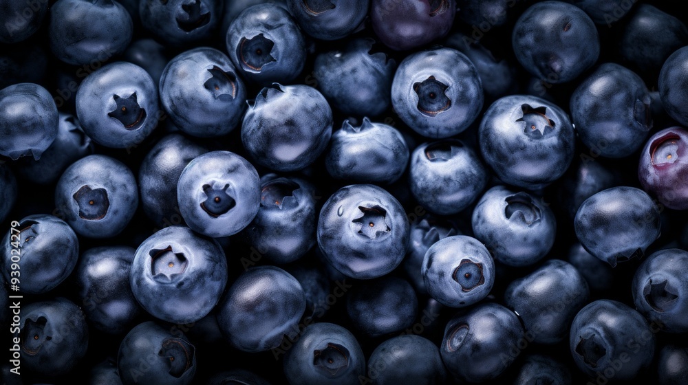 Lots of fresh blueberries. ai generated art image Lots of fresh blueberries. ai generated art image