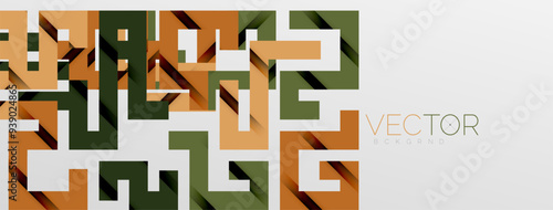 Color bend lines with shadow texture effect. Vector Illustration For Wallpaper, Banner, Background, Card, Book Illustration, landing page