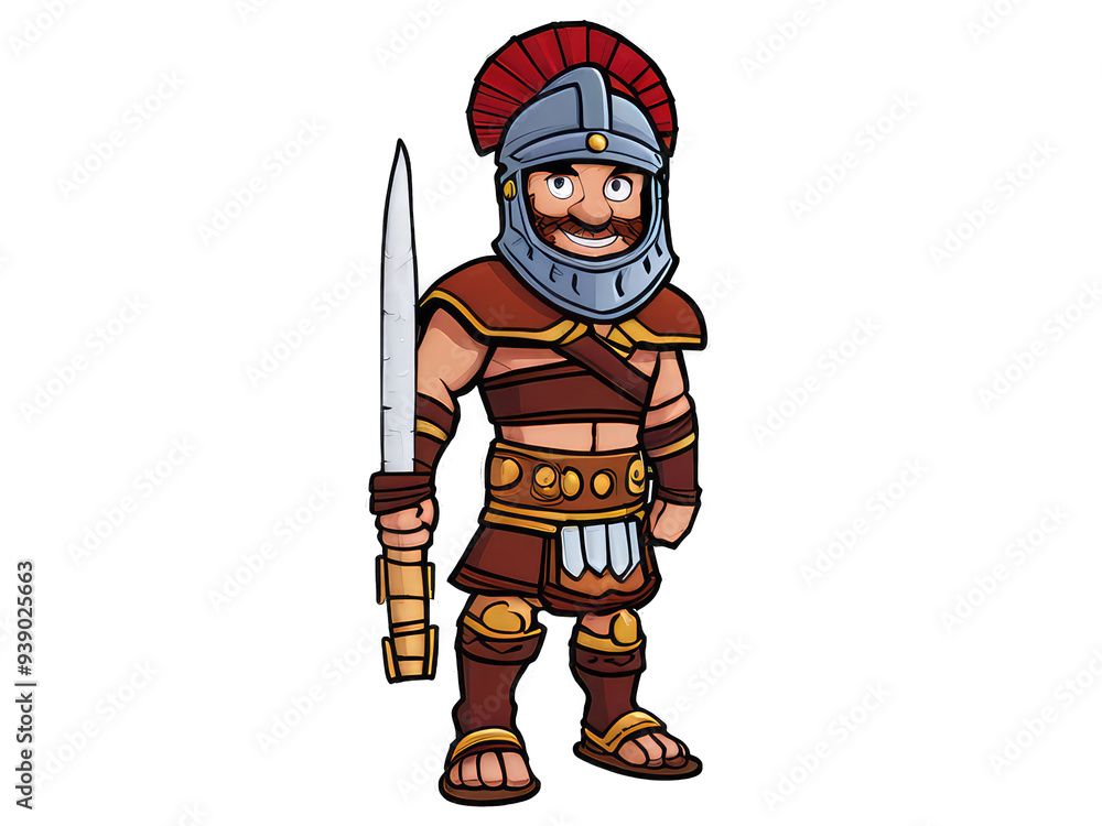 cartoon knight with sword isolated on transparency background PNG cartoon knight with sword isolated on transparency background PNG