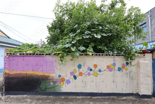 Fototapeta Naklejka Na Ścianę i Meble -  houses on the street