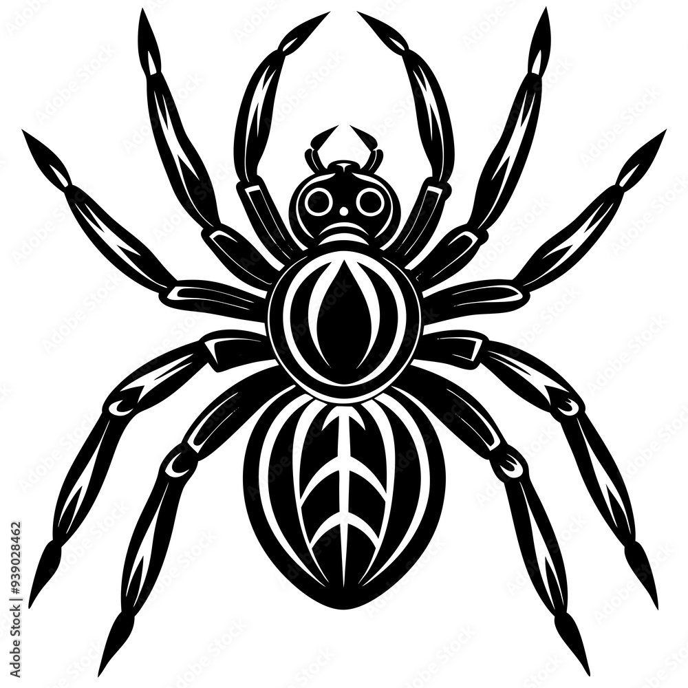 Spider isolated art vector illustration Spider isolated art vector illustration