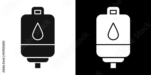 blood glucose icon flat line symbol set.