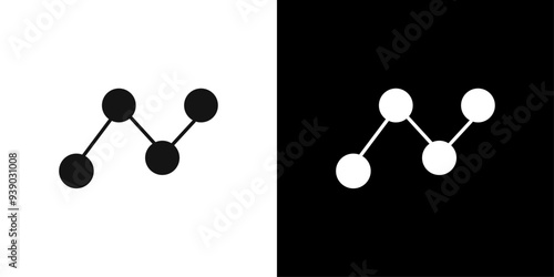 Conceptualization icon flat line symbol set.