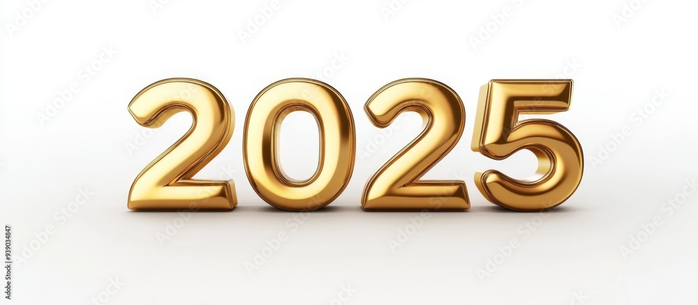 Golden 2025 text New Year's Celebration Golden 2025 text New Year's Celebration