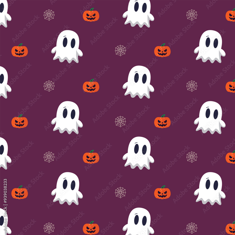 Patterns with Cute Ghosts Patterns with Cute Ghosts