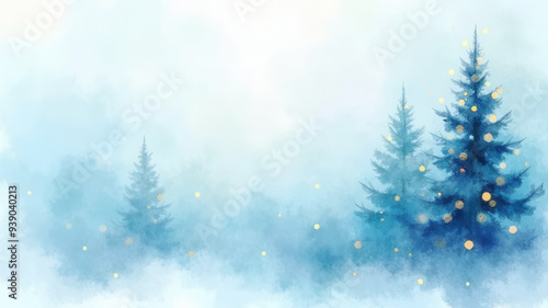 Beautiful christmas background with abstract tree