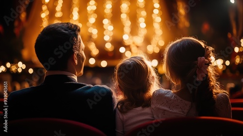 Family at the Theater, Back View