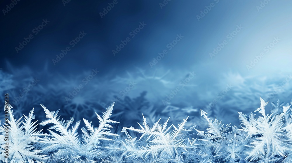 Frosty Winter Background. Frosty Winter Background.