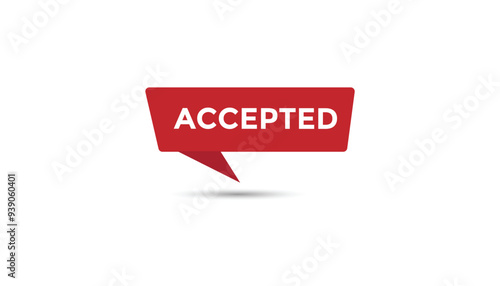 accept open button web banner templates. Vector Illustration 
