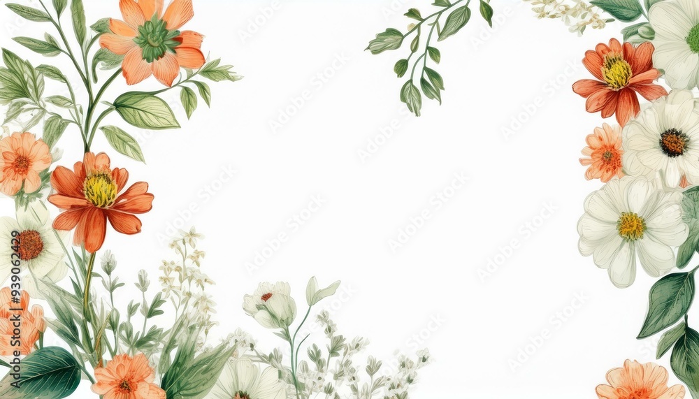 seamless pattern with flowers seamless pattern with flowers