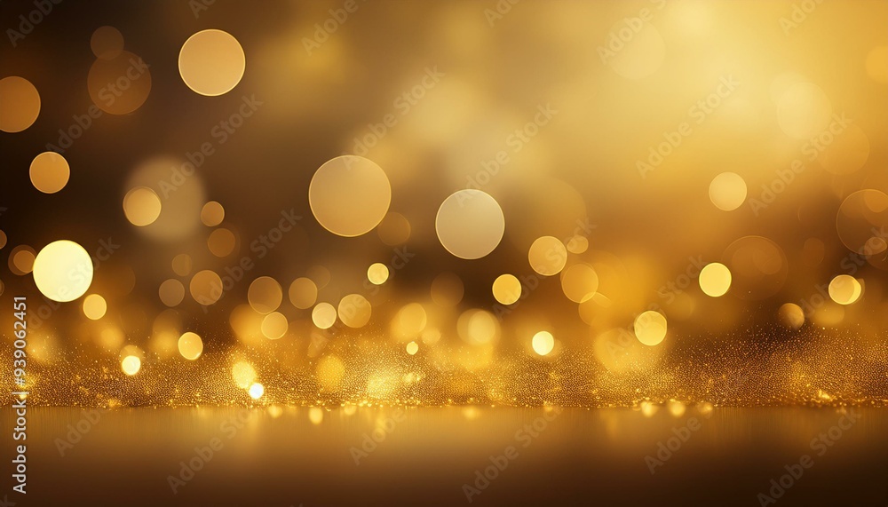 Golden Bokeh Light Background | ゴールドのボケライト背景 Golden Bokeh Light Background | ゴールドのボケライト背景