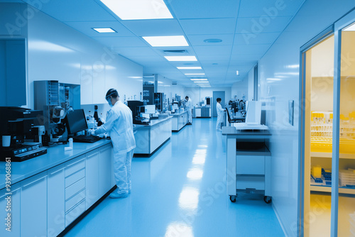 scientist working in laboratory.