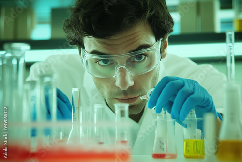 scientist working in laboratory