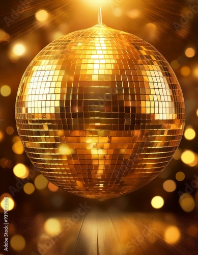 disco ball with lights,golden disco ball,Sparkling Lights Dance on a Gold Disco Ball"disco ball with lights