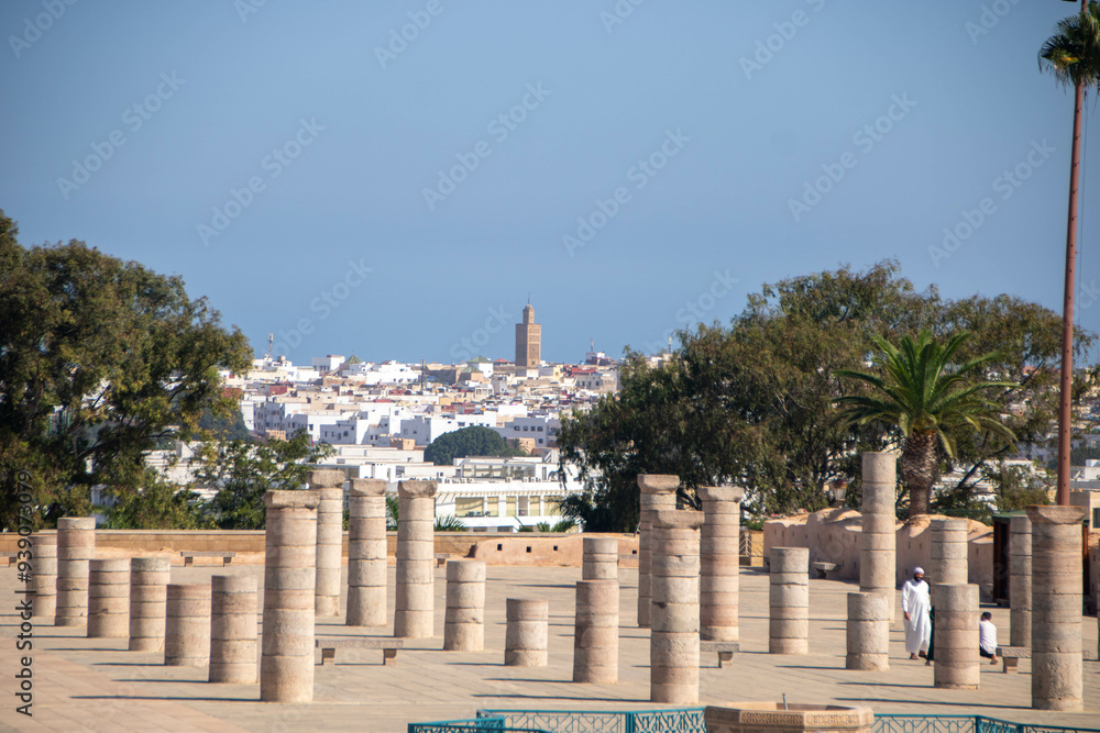 view of Rabat from Hassan tower