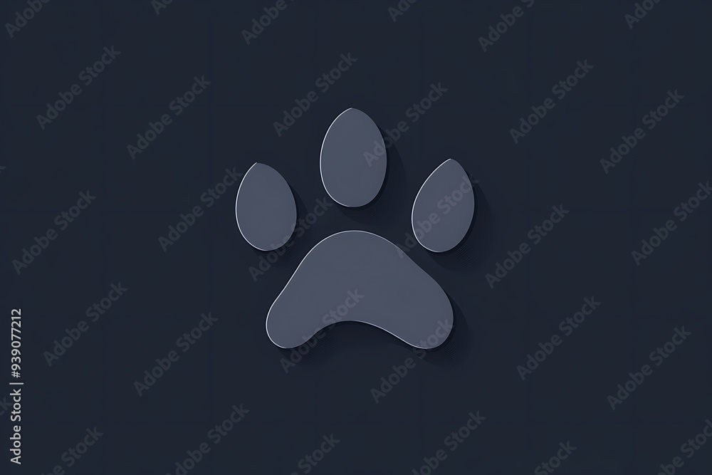 An illustration of dog paws in a flat art style, featuring clean lines and minimalistic designAn illustration of dog paws in a flat art style, featuring clean lines and minimalistic design An illustration of dog paws in a flat art style, featuring clean lines and minimalistic designAn illustration of dog paws in a flat art style, featuring clean lines and minimalistic design