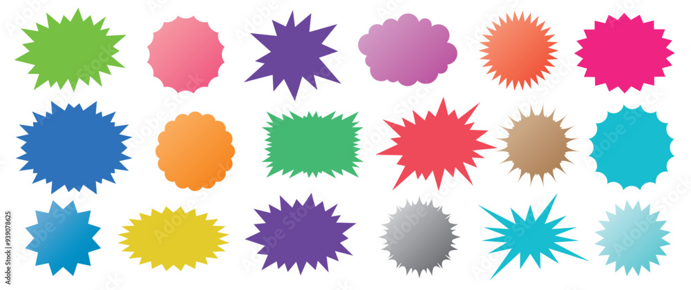 Labels vector. Abstract Geometric Shapes. Sticker, labels frames. Color vintage banner set..eps Labels vector. Abstract Geometric Shapes. Sticker, labels frames. Color vintage banner set..eps