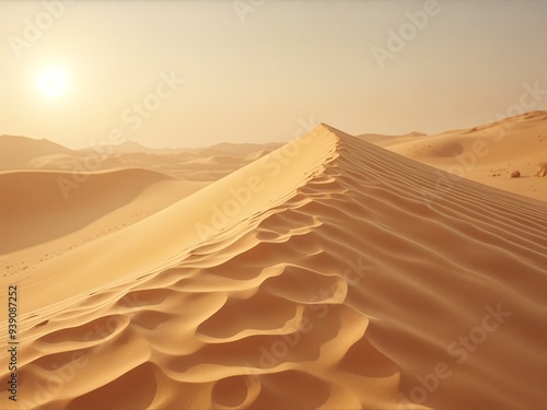 sand dunes in the desert photo