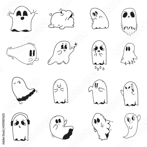 Halloween character vector social media post, banner, and flyer