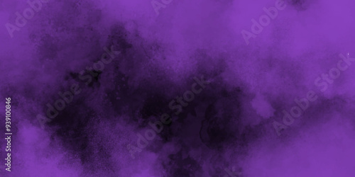 Purple cold black watercooler Grunge texture in vintage style Smoke Vector Background, Multi-colored smoke at the concert at night.  Colorful purple textures for making flyer and poster. 