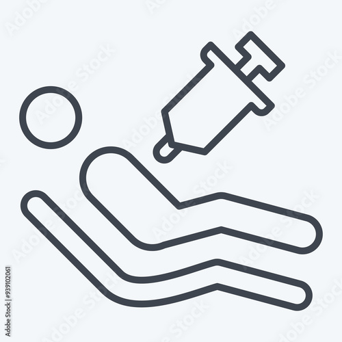 Icon Euthanasia. related to Seath symbol. line style. simple illustration