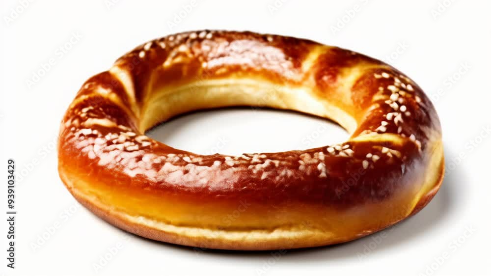 Deliciously goldenbrown pretzel perfect for a snack Deliciously goldenbrown pretzel perfect for a snack