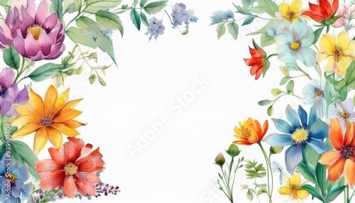 spring flowers background