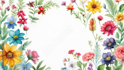 spring flowers background