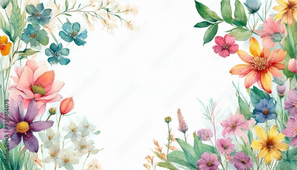 spring flowers background