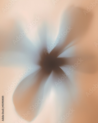 Delicate Abstraction: A Beautiful Flower in Abstract Form