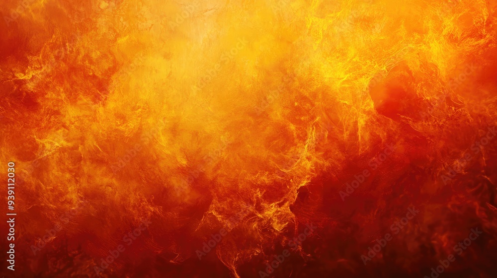 Vibrant fire and flames background with hot fiery colors, red and orange blending with yellow, creating a powerful and dangerous atmosphere Vibrant fire and flames background with hot fiery colors, red and orange blending with yellow, creating a powerful and dangerous atmosphere