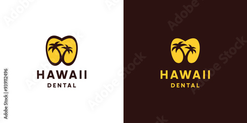 Dental Tree Logo Creative Vector Design