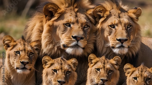 group of lions