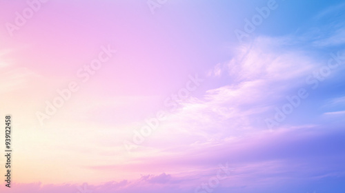 Sky in lavender hues, serene and dreamy background