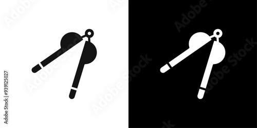 Lemon squeezer icon Flat vector set outline