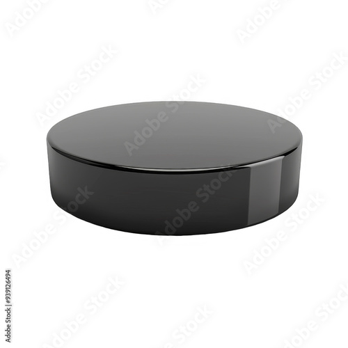 Black Pedestal Isolated on a Transparent Background