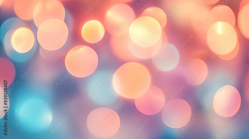 Soft focus light orbs in pastel hues with gentle bokeh effect, ideal for serene backgrounds, peaceful settings, calm wallpapers or subtle cover images. Generative ai Soft focus light orbs in pastel hues with gentle bokeh effect, ideal for serene backgrounds, peaceful settings, calm wallpapers or subtle cover images. Generative ai